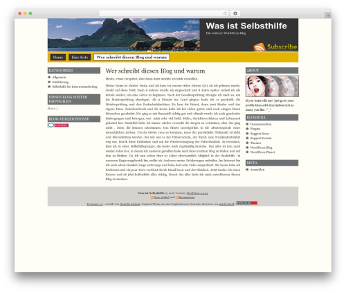 Prosumer WordPress theme - selbsthilfe24.net
