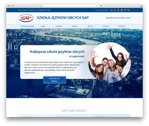 SAP V4 WordPress theme - saplegionowo.pl