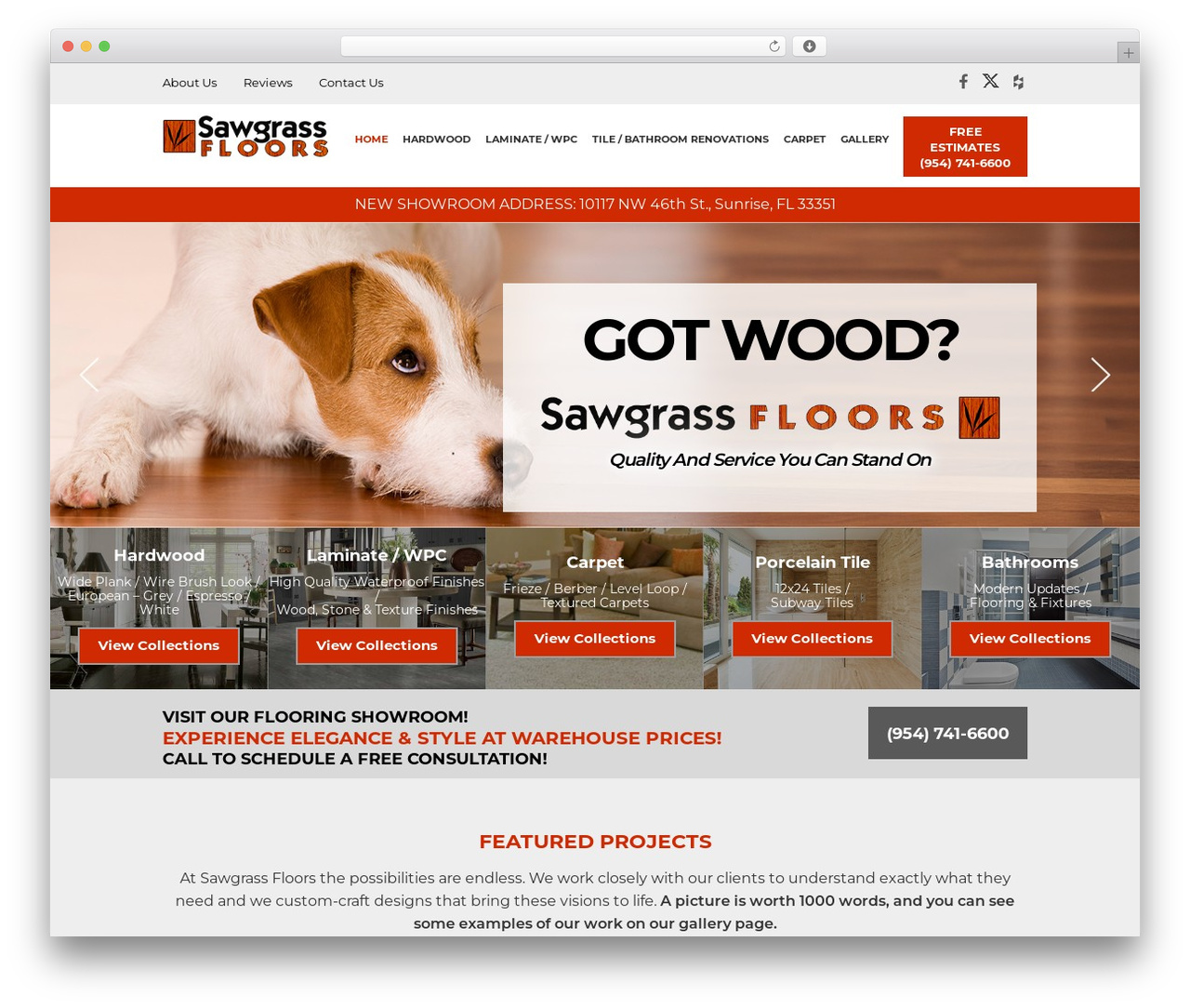 SawgrassF WordPress theme - sawgrassfloors.com