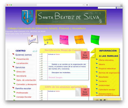 School free WordPress theme - santabeatrizdesilva.com School free WordPress theme - santabeatrizdesilva.com