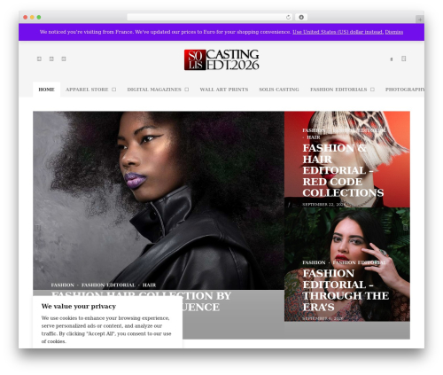 Sprout WordPress theme - solismagazine.com