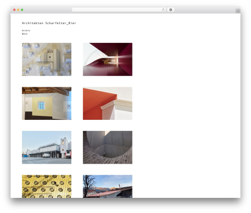SR theme WordPress - scharfetter-rier.at