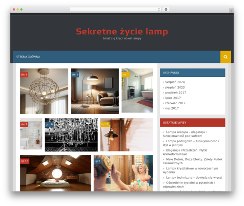 Synapse WordPress theme - namat-lampy.pl
