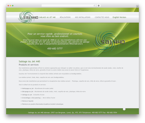 Theme WordPress Air - sablageaujet440.com