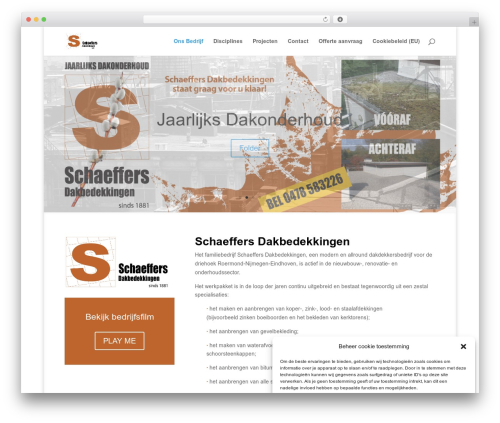 Theme WordPress Divi - schaeffers.nl