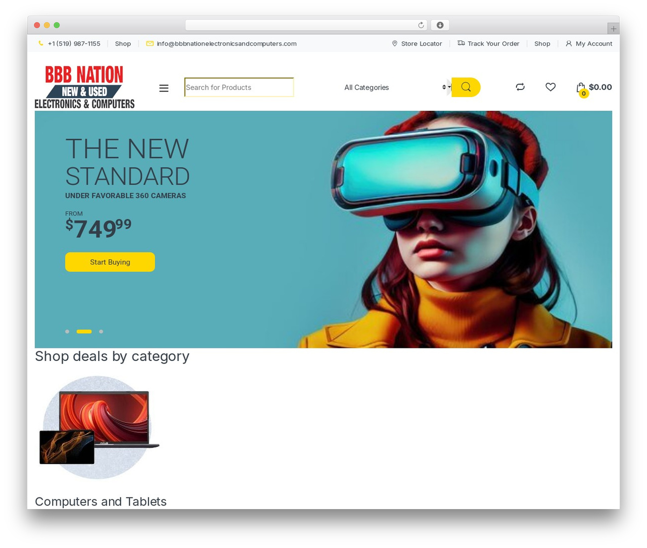 Theme WordPress Electro - bbbnationelectronicsandcomputers.com