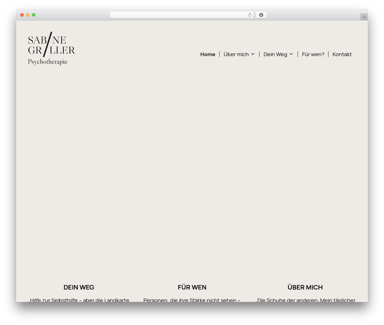 Theme WordPress NOSUN - sabine-griller.com