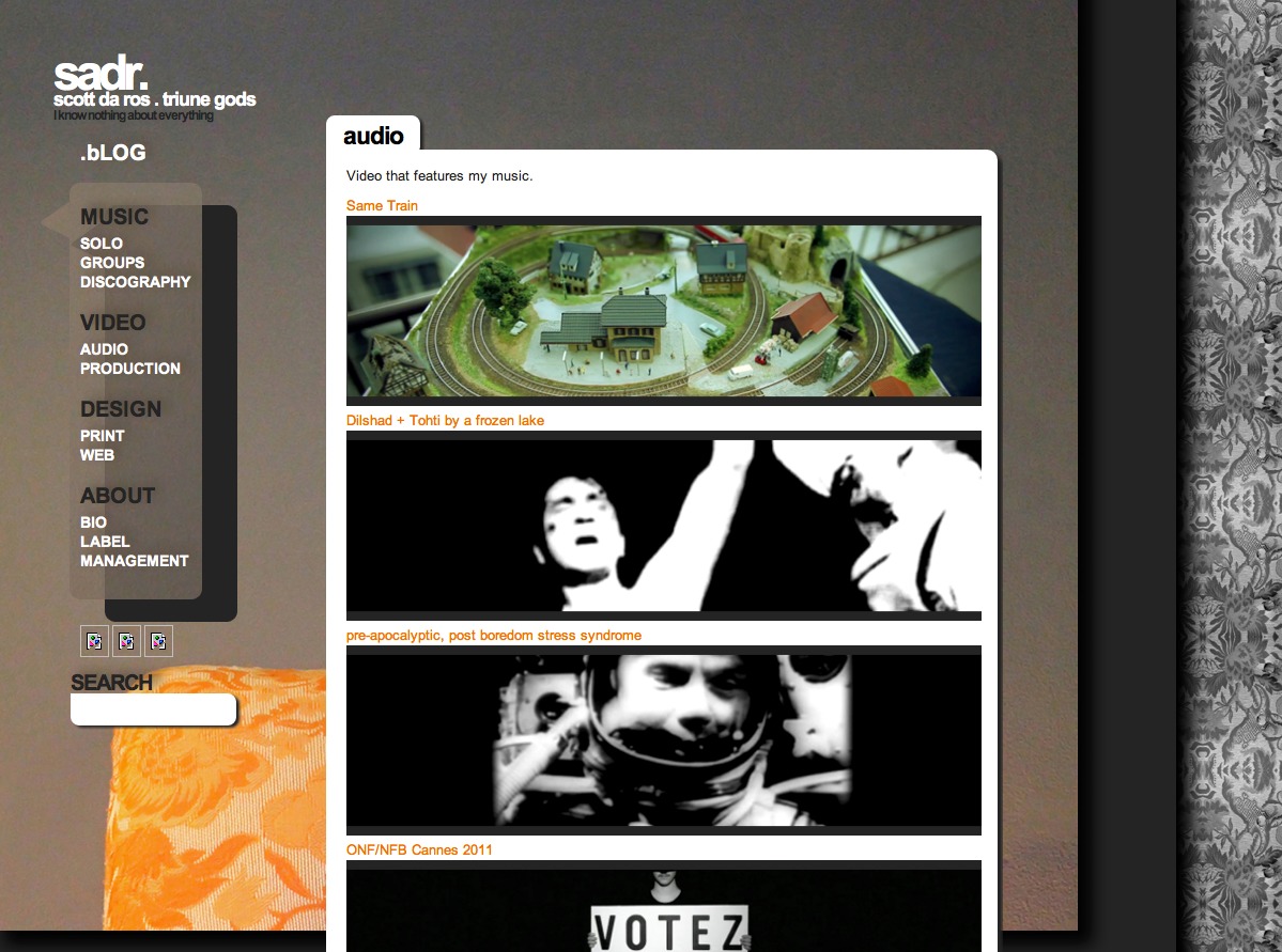 Theme WordPress sadr by Scott Da Ros