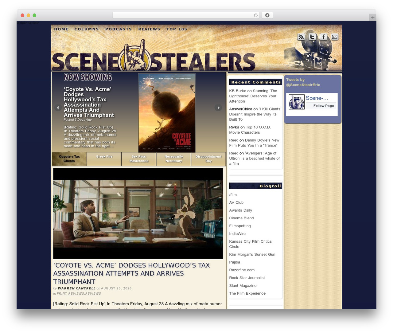 Thesis WordPress video theme - scene-stealers.com Thesis WordPress video theme - scene-stealers.com