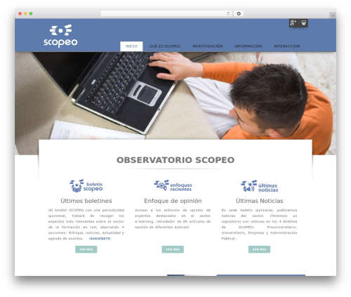 Thu top WordPress theme - scopeo.usal.es