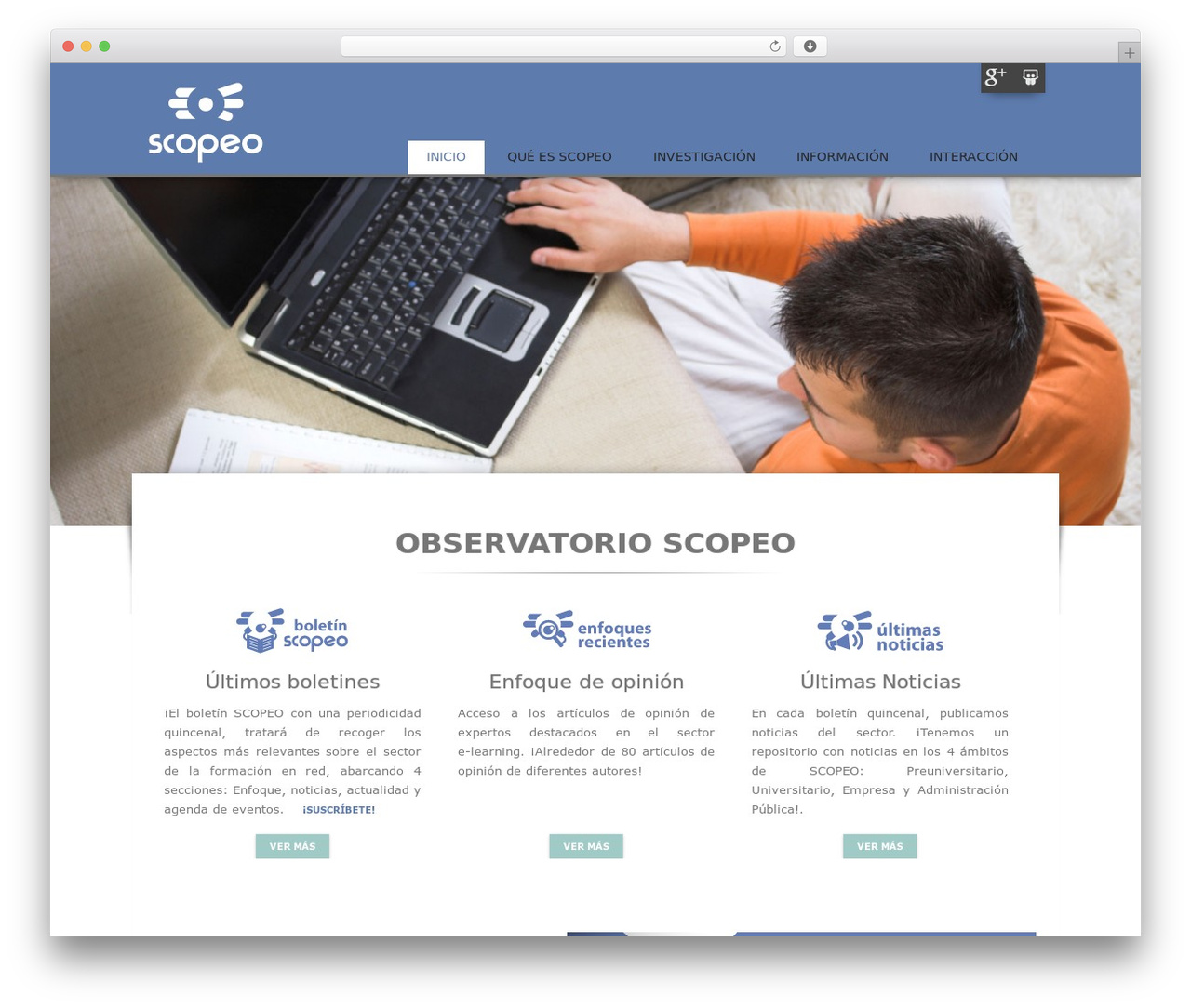 Thu top WordPress theme - scopeo.usal.es