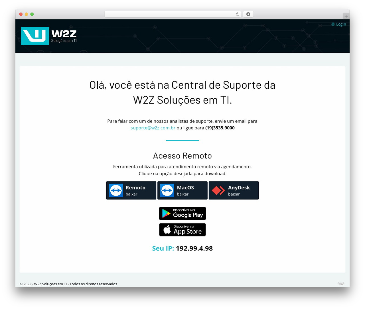 W2Z - DevTheme (DOCS) WP theme - suporte.w2z.com.br
