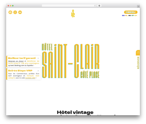 Hwd WordPress plugin - www.hotelsaintclair.com