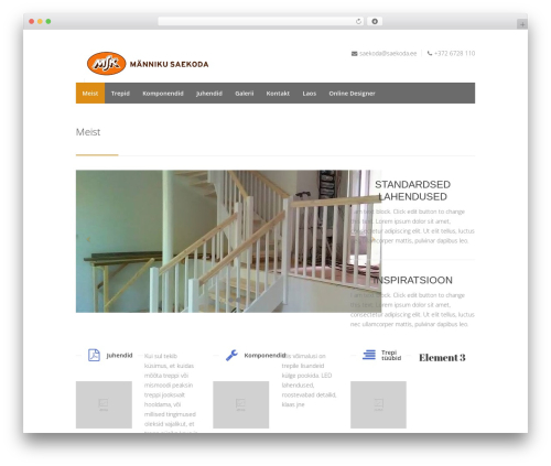 WordPress theme Centum - saekoda.ee