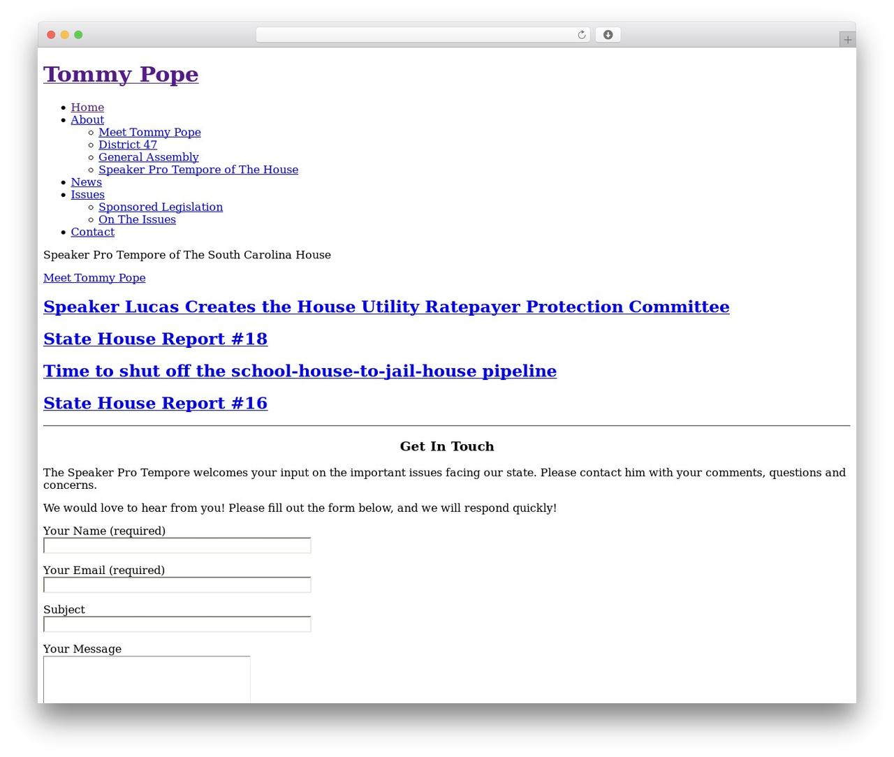 WordPress theme Minimum Pro Theme - scspeakerprotem.com