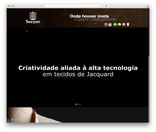 WordPress theme Savyon - savyon.com.br