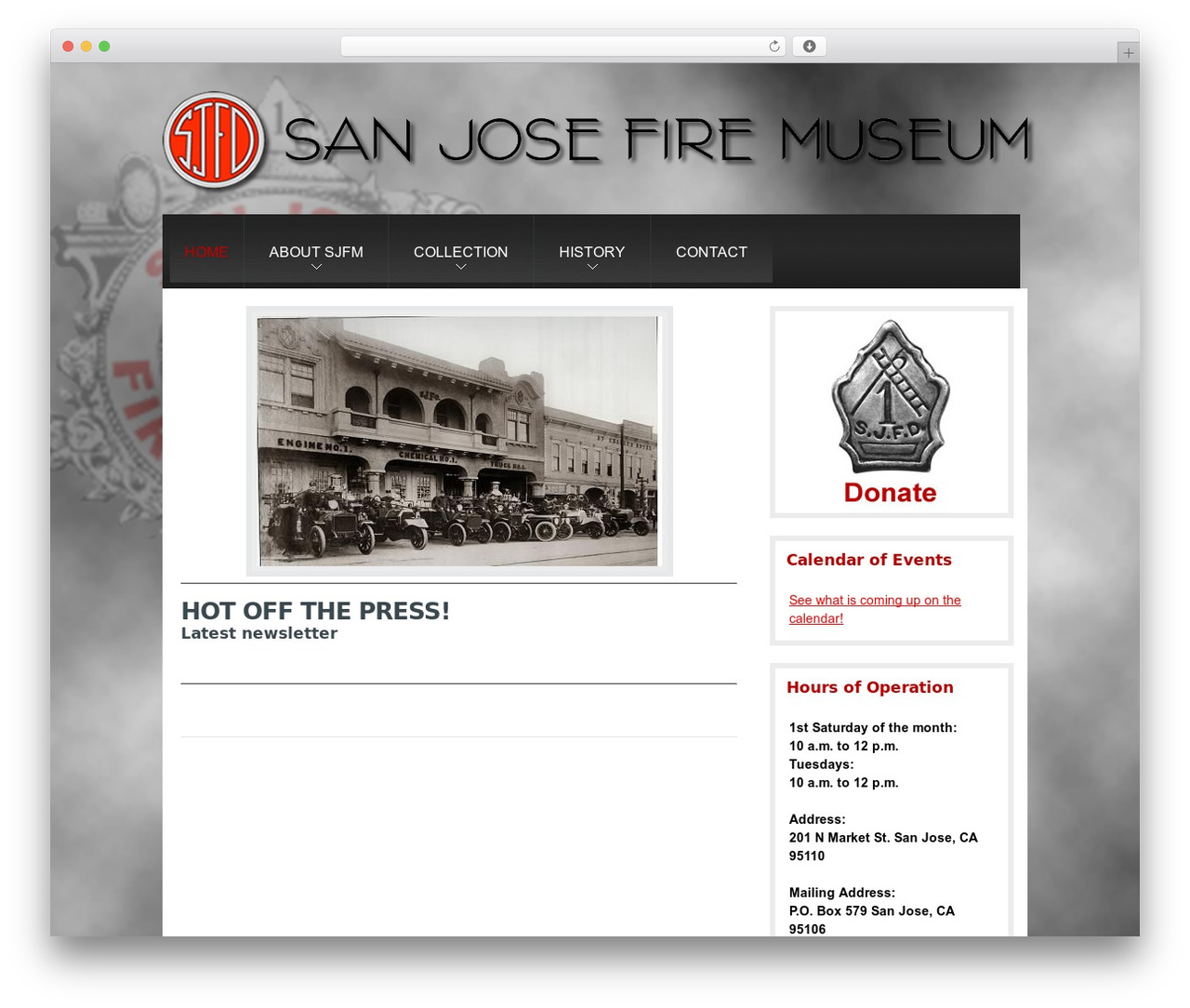 WordPress theme theme1652 - sjfiremuseum.org