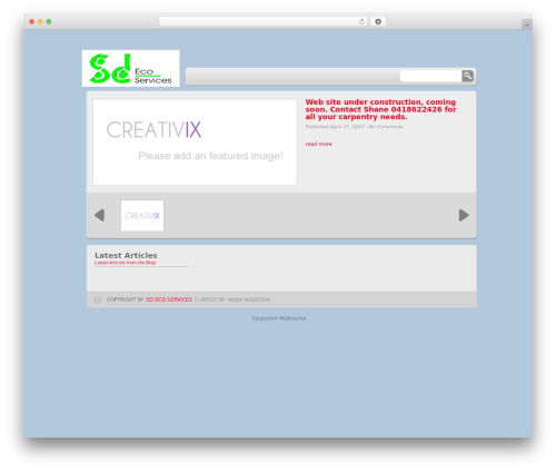 WP-Creativix WP theme - sdeco.com.au WP-Creativix WP theme - sdeco.com.au