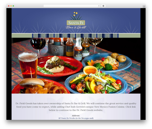 Wooslider WordPress plugin - santafebargrill.com