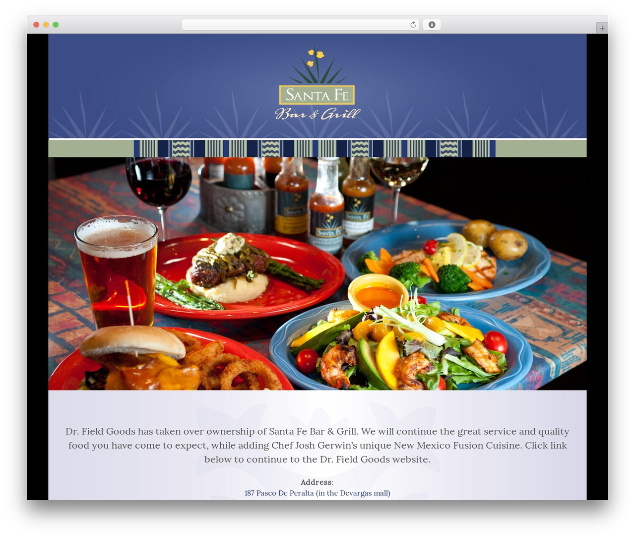 WP theme Canvas - santafebargrill.com WP theme Canvas - santafebargrill.com
