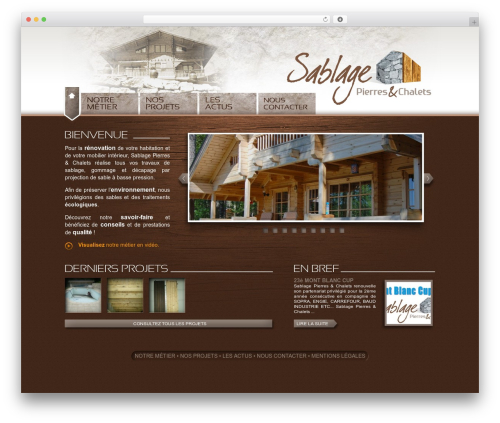 WP theme Starkers HTML5 - sablage-pc.com