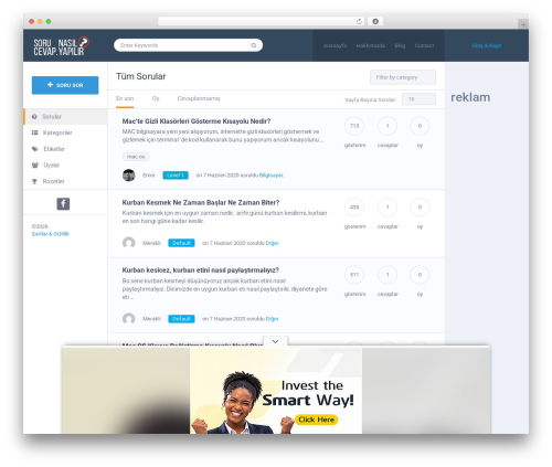 Best WordPress theme QAEngine - sorucevap.nasilyapilir.com.tr