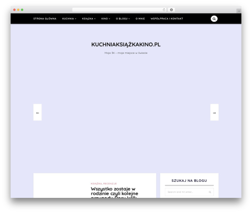 Breena WordPress theme - kuchniaksiazkakino.pl
