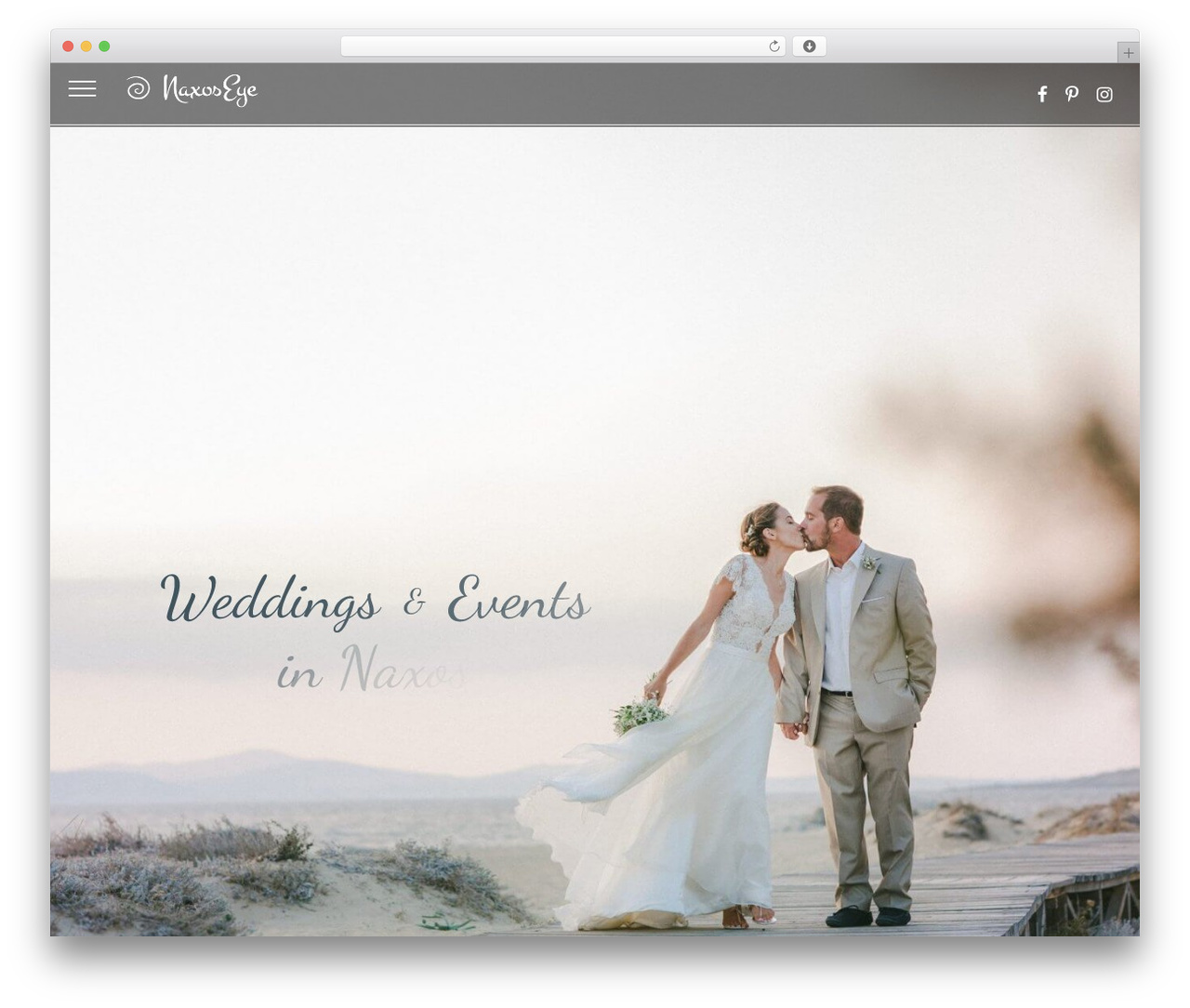 Codibee Theme WordPress theme design - naxoseyeweddings.com
