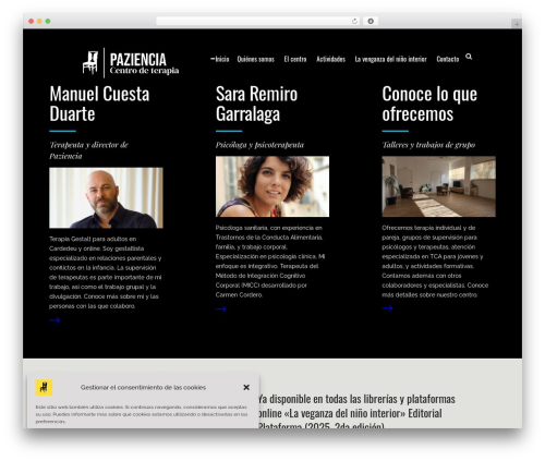 Dekko WordPress theme - paziencia.com