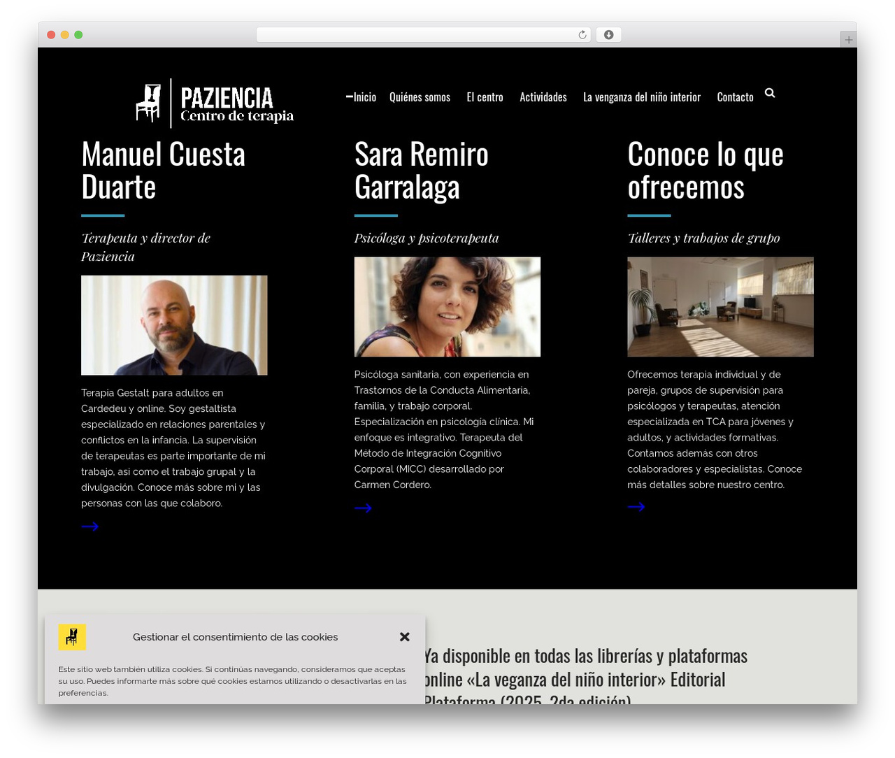 Dekko WordPress theme - paziencia.com