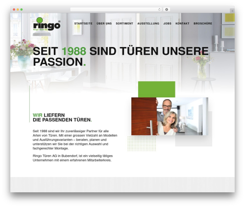 Divi WordPress theme - ringo-tueren.ch