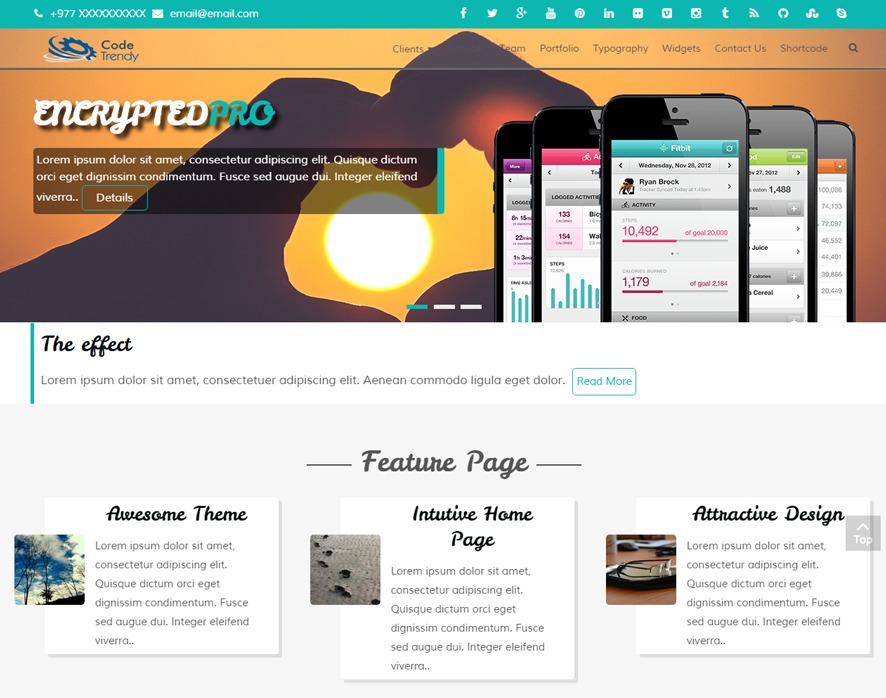 Encrypted Pro WP theme by CodeTrendy