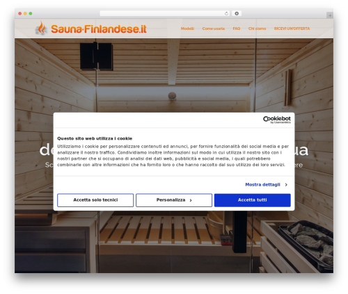 Fount theme WordPress - sauna-finlandese.it