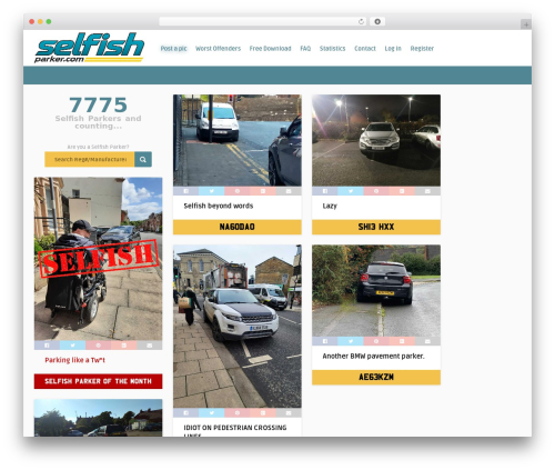 Pin WP top WordPress theme - selfishparker.com