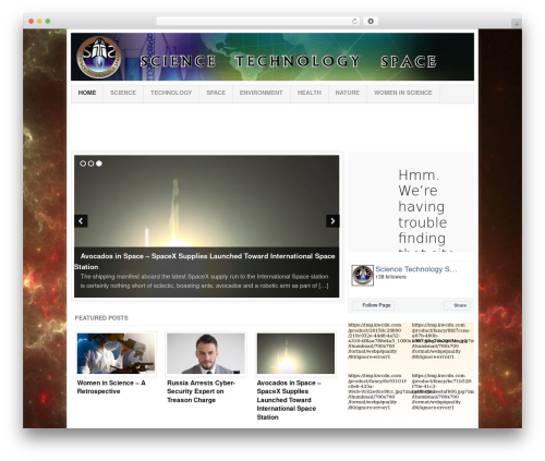 Project AR2 WP theme - sciencetechnologyspace.com