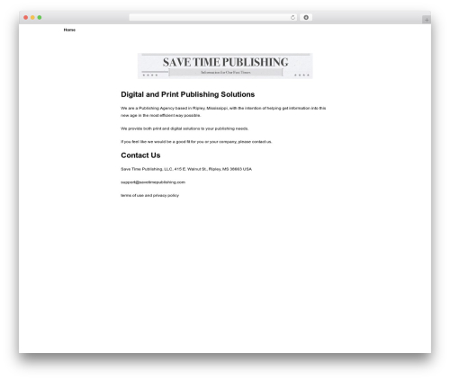 Squeeze Theme WordPress page theme - savetimepublishing.com