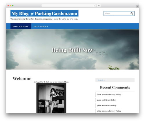 Stucco WordPress theme - parkinggarden.com