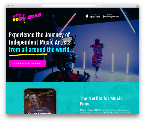 Theme WordPress Creativa - artistreplugged.com