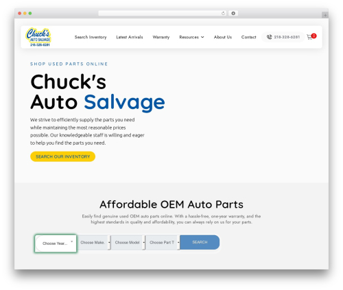 Iis pro v2 WordPress plugin - chucksautosalvageinc.com