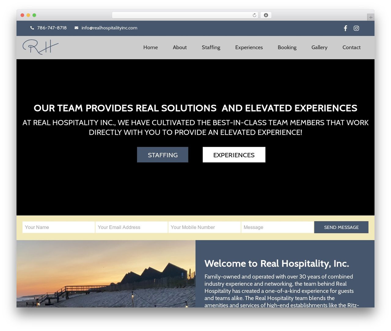 Themify Basic WordPress theme - realhospitalityinc.com