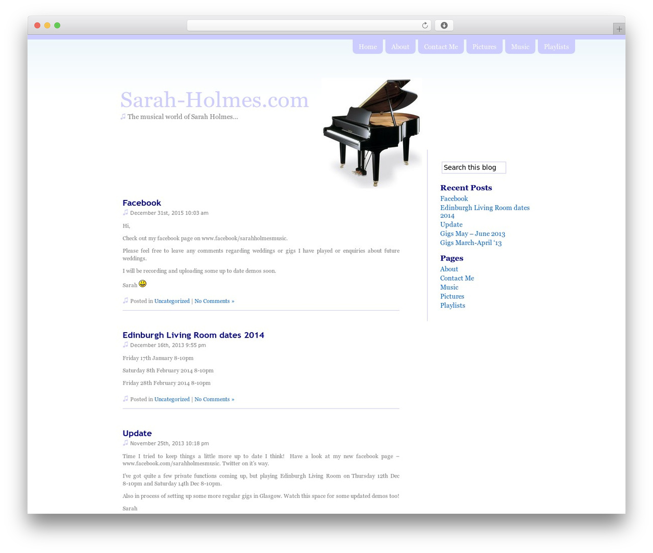 Violinesth WordPress theme - sarah-holmes.com/wordpress Violinesth WordPress theme - sarah-holmes.com/wordpress