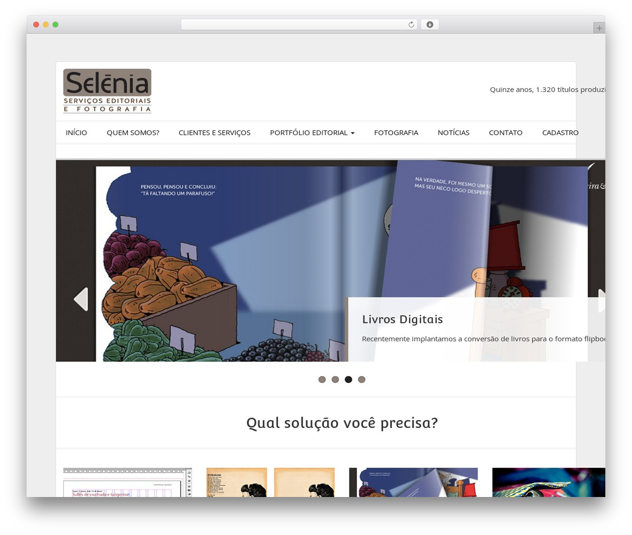 Webify WordPress theme - selenia.com.br