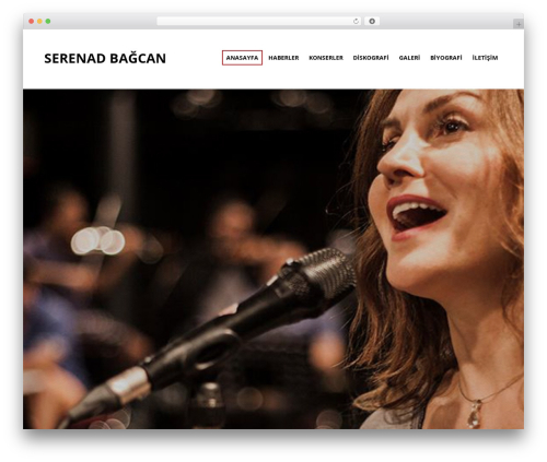 WordPress theme Sonorama - serenadbagcan.com