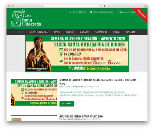 WordPress theme Ecorecycle - Multipurpose Wordpress Theme - santahildegarda.es