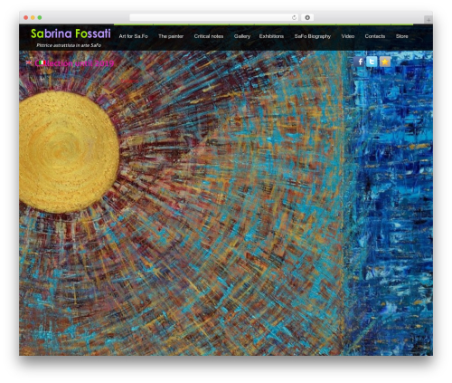 WordPress website theme Axis - sabrinafossati.it
