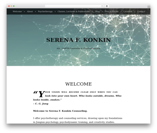 WordPress website theme Book Lite - serenakonkincounseling.com