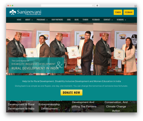 Actly WordPress page theme - sanjeevaningo.org