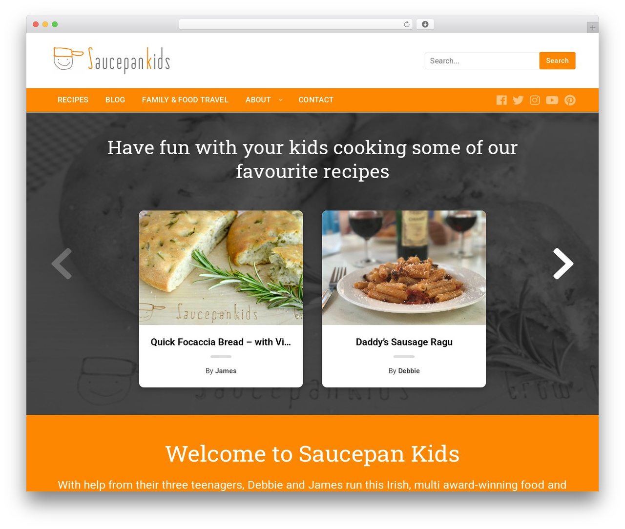Basil premium WordPress theme - saucepankids.com Basil premium WordPress theme - saucepankids.com
