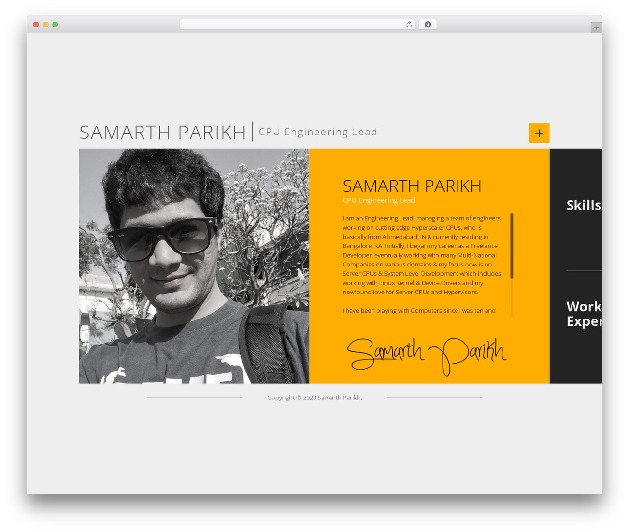 Best WordPress theme Profession - samarthparikh.com Best WordPress theme Profession - samarthparikh.com