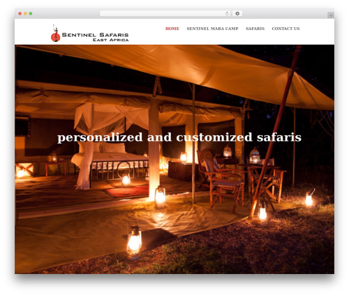 Bigwig WordPress theme design - sentinelsafaris.com